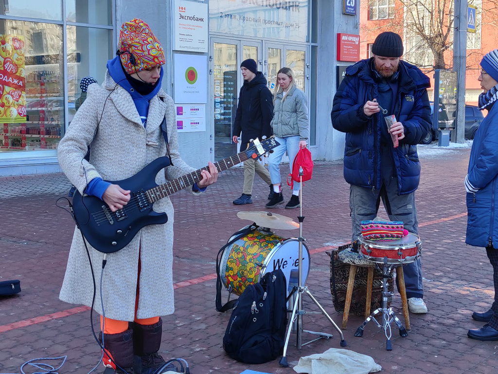 Street musicians